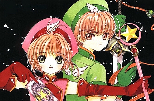 Sakura and Syaoran!